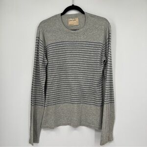Color Siete gray with stripes Men size Large cotton